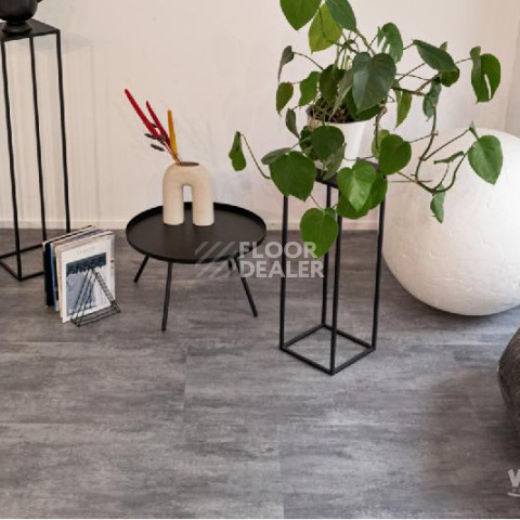 Кварцвиниловые полы Ceramo Vinilam Stone 8 мм 71616 Цемент Серый фото 1 | FLOORDEALER